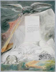 Le Barde, design 54 des Poèmes de Thomas Gray, 1797-98